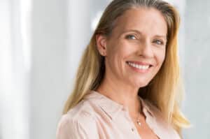 Portrait,Of,Mature,Woman,Enjoying,Life,After,Retirement,And,Looking